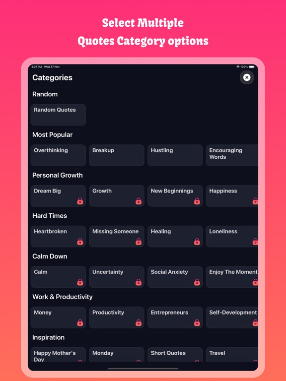 Love Quotes : Daily Quotes iPad screenshot 4 - Entertainment app