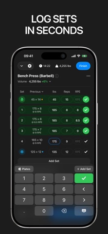 Gym Log Workout Tracker: Gript screenshot