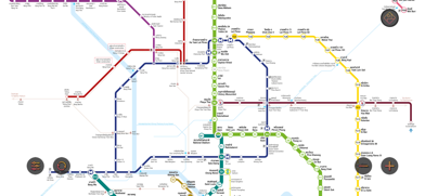 Bangkok MRT BTS Map Route Screenshot 1 of 4