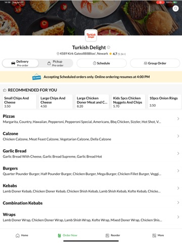 Turkish Delight Newark iPad screenshot