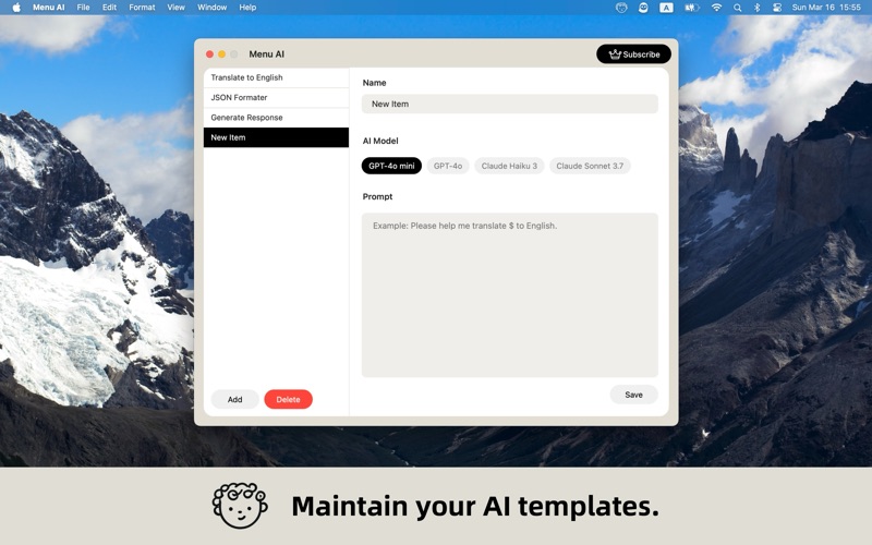 App screenshot