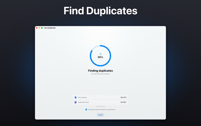 Zero Duplicates Screenshot 2 of 6