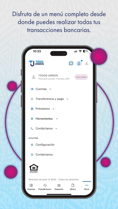 Todos Unidos Creado por CUTX iPhone screenshot 5 - Finance app