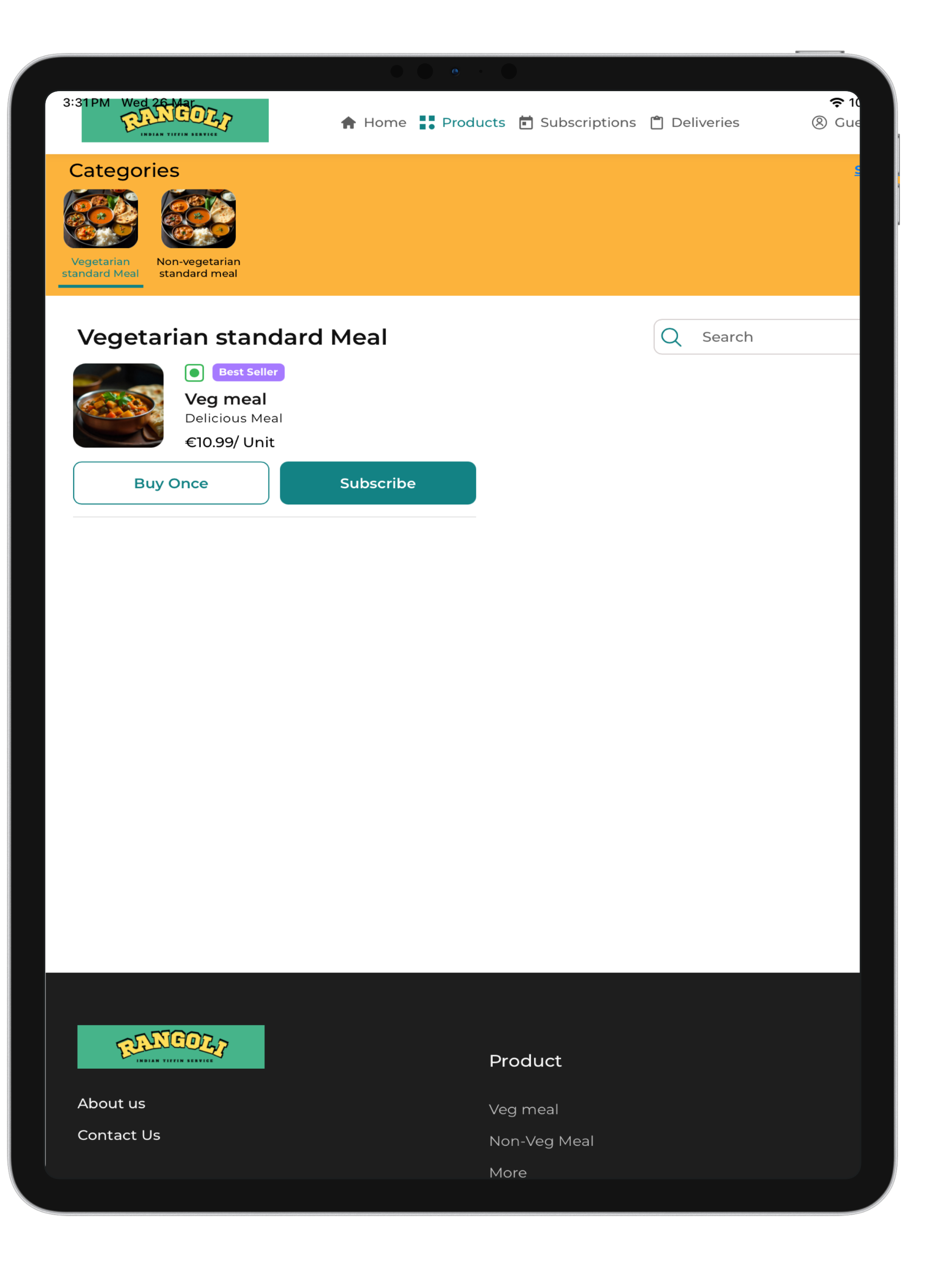 Rangoli Meals screenshot 7
