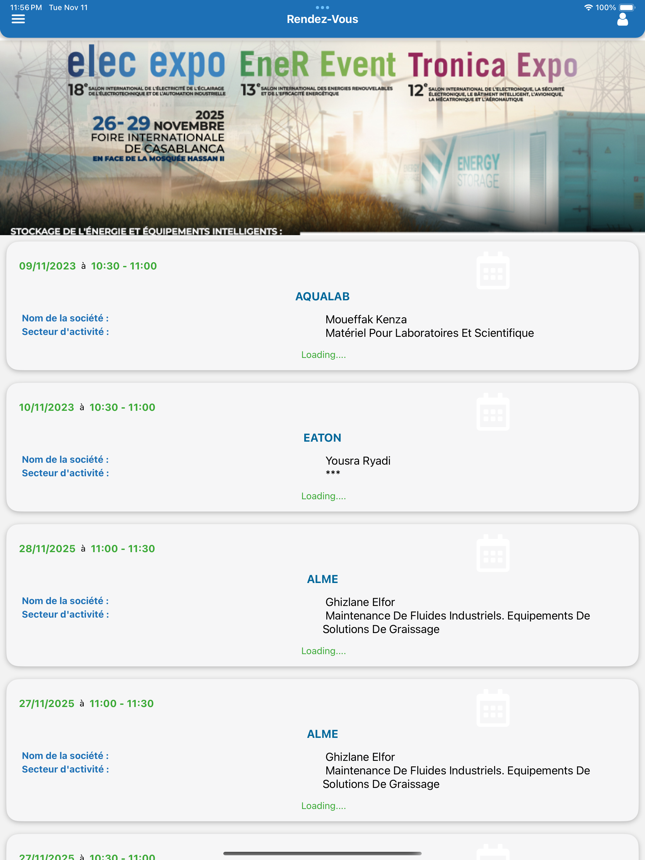 B2B elec expo screenshot 8