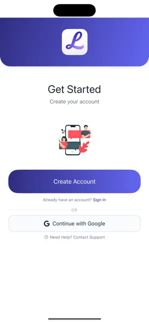 Lashwa Social App screenshot 1
