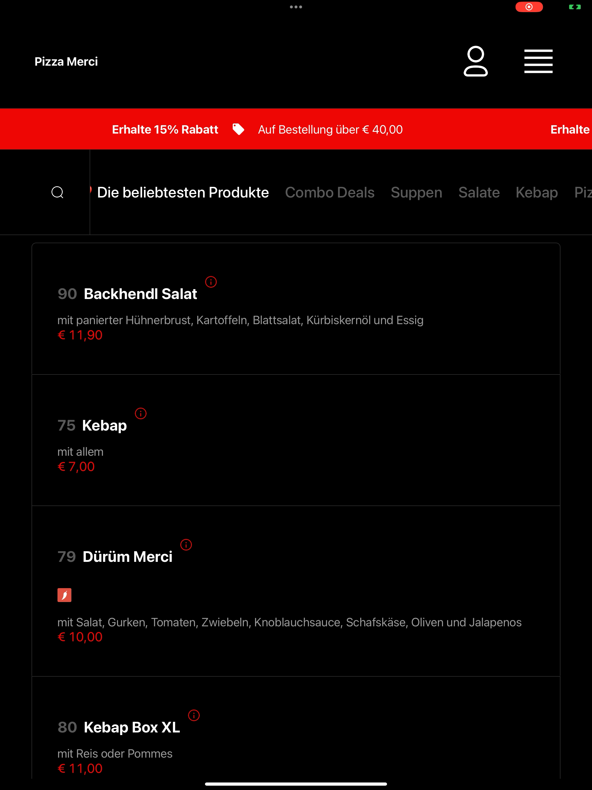Pizza Merci screenshot 13