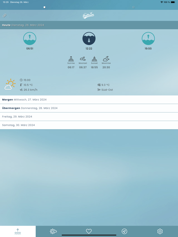 Screenshot #5 pour Nordsee Gezeiten