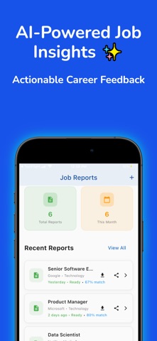 Job Scanner App & Resume Scan iPhone screenshot