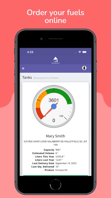 Polar Oils app screenshot 3