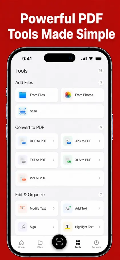 Screenshot 3 von 5 zu LumiDoc:PDF Scanner