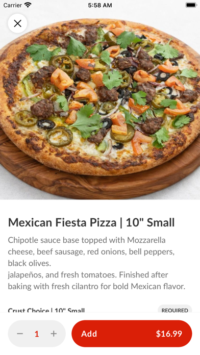 Pizza Express Atascadero iPhone screenshot 4 - Food & Drink app