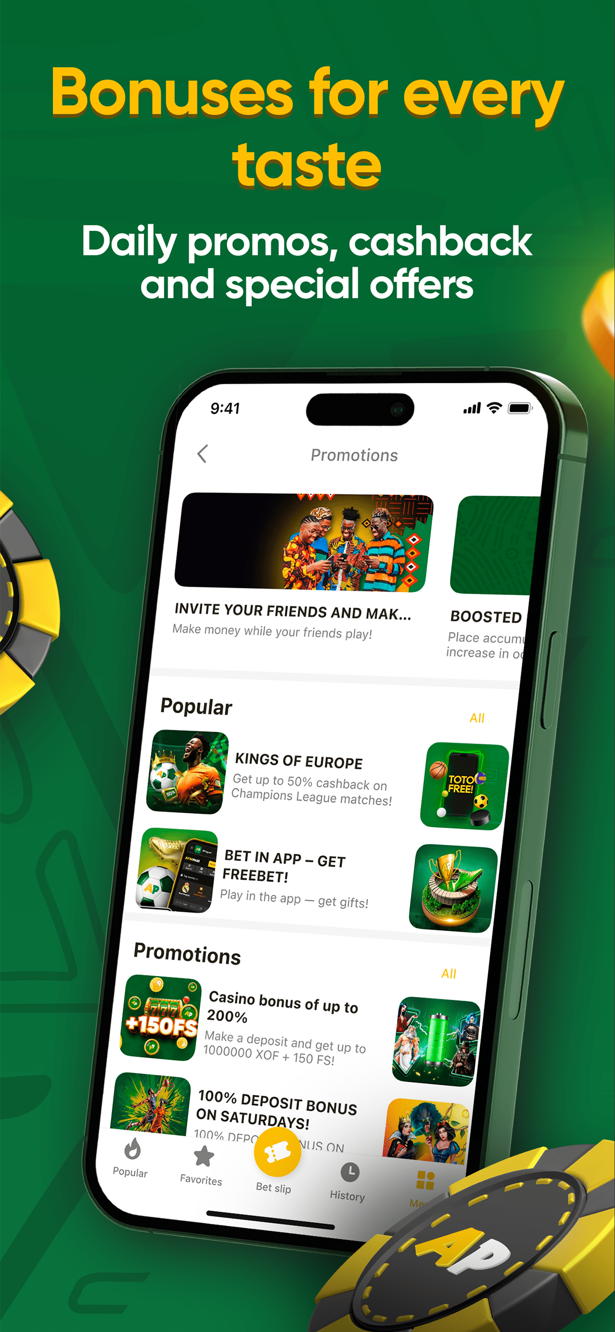 Afropari - Betting & Casino screenshot 4