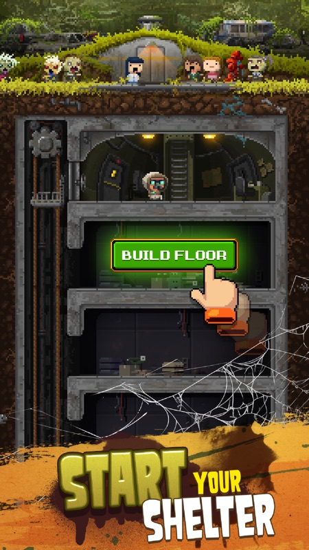 Pixel Shelter: Zombie Survival screenshot 1