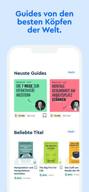 ?Blinkist: Buchzusammenfassung Screenshot