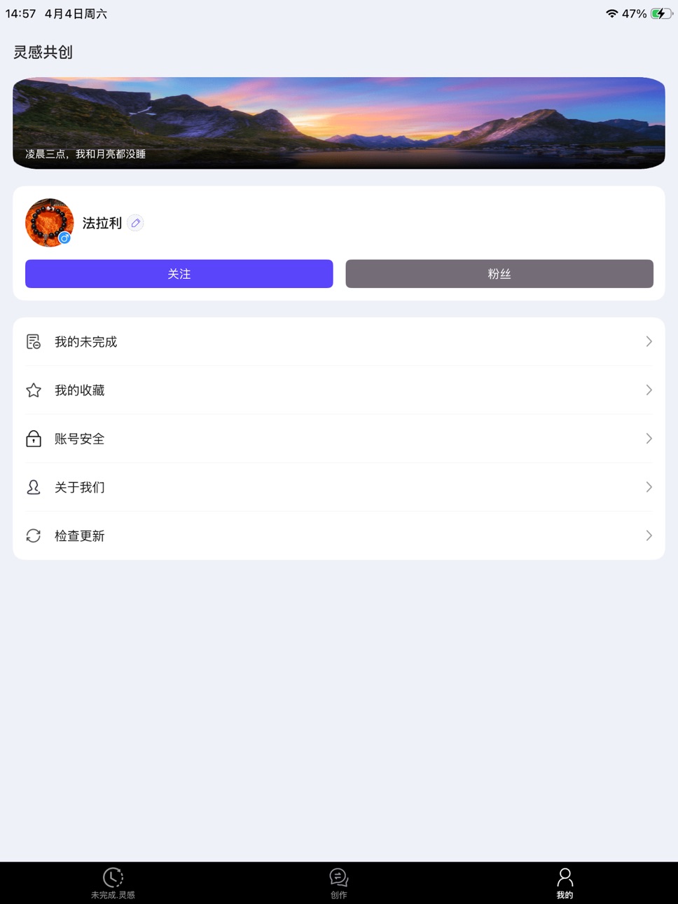 iPad screenshot