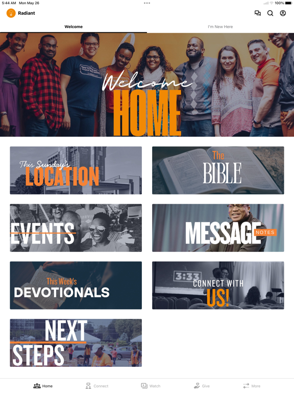 Radiant Church (NJ) iPad screenshot