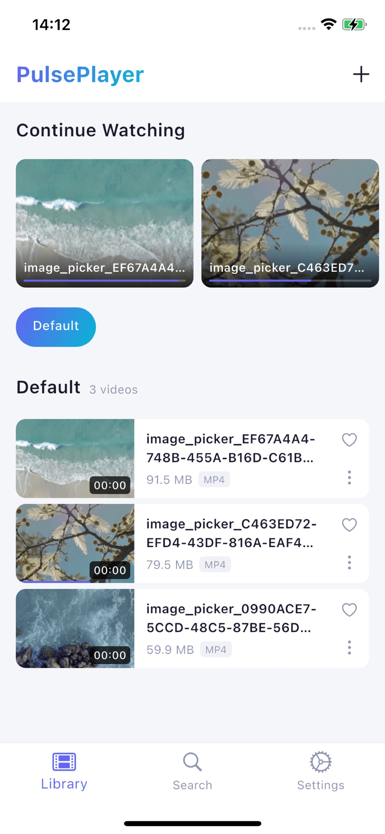 Screenshot 1 of PulsePlayer - Video Player