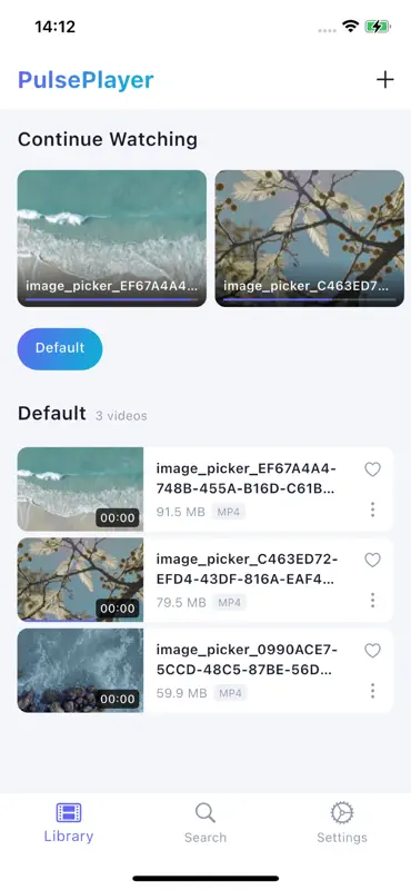 PulsePlayer - Video Player screenshot 1 of 3