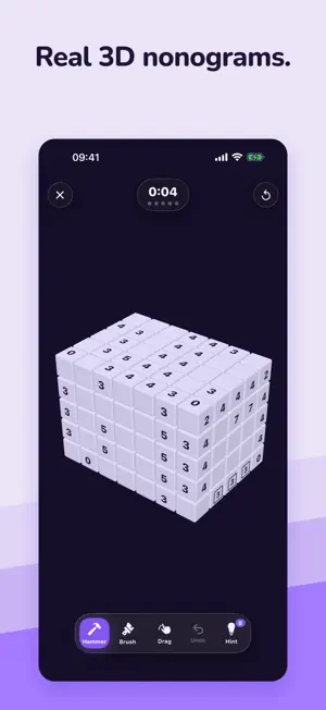 NoCross: Nonogram 3D & 2D Game screenshot 1