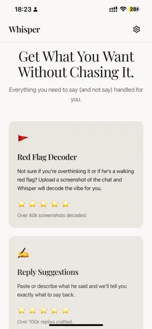Text Whisper screenshot 1