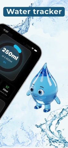 Drink Water Reminder - ReWater iPhone screenshot