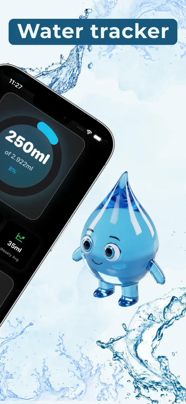 Screenshot #2 pour Drink Water Reminder - ReWater