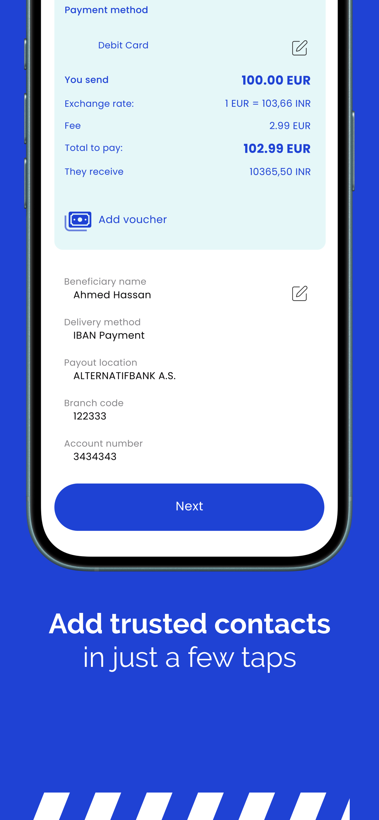 AlicoRemit screenshot 4