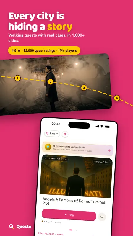 Questo: Walking Tours & Games screenshot 1 of 9
