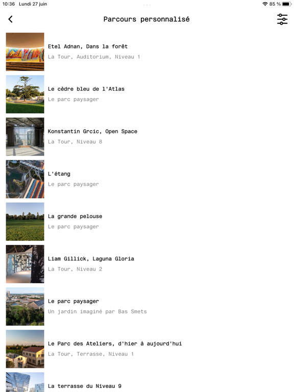 LUMA Arles iPad screenshot