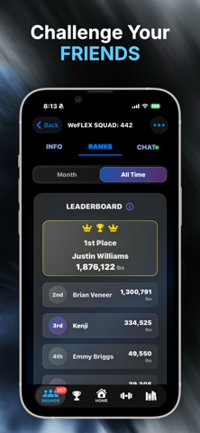 Weight Lifting Tracker: WeFLEX Screenshot 6 of 10