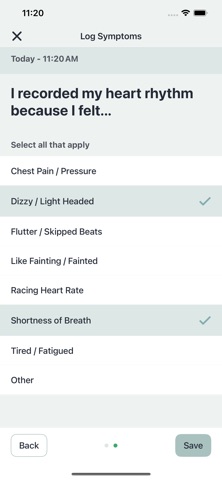ASSURE patient application Screenshot 7 of 10