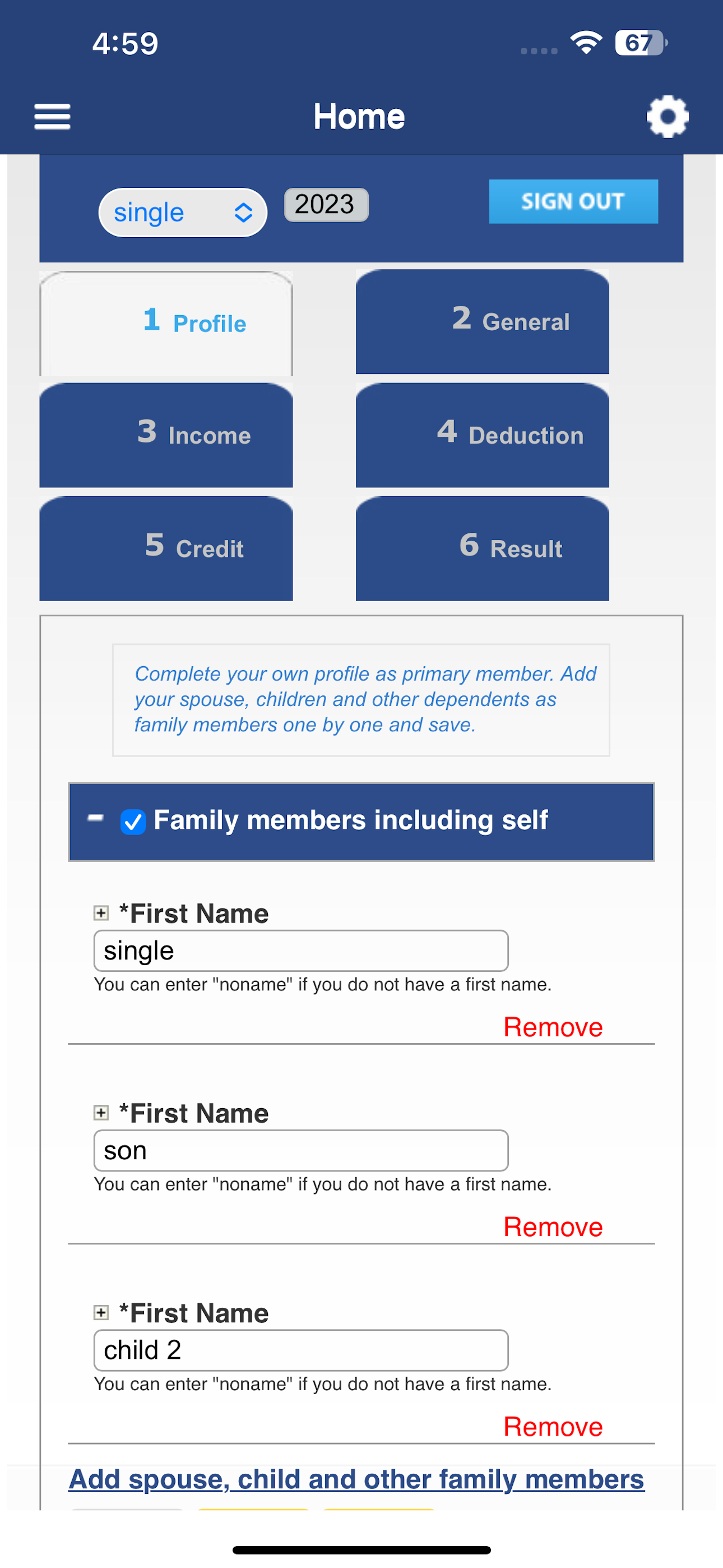 eFile Canadian Tax Return