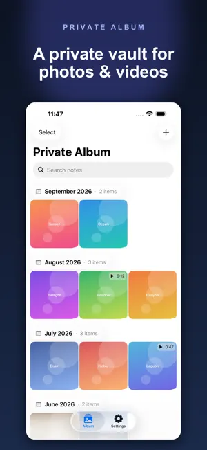 Private Album Vault screenshot 1
