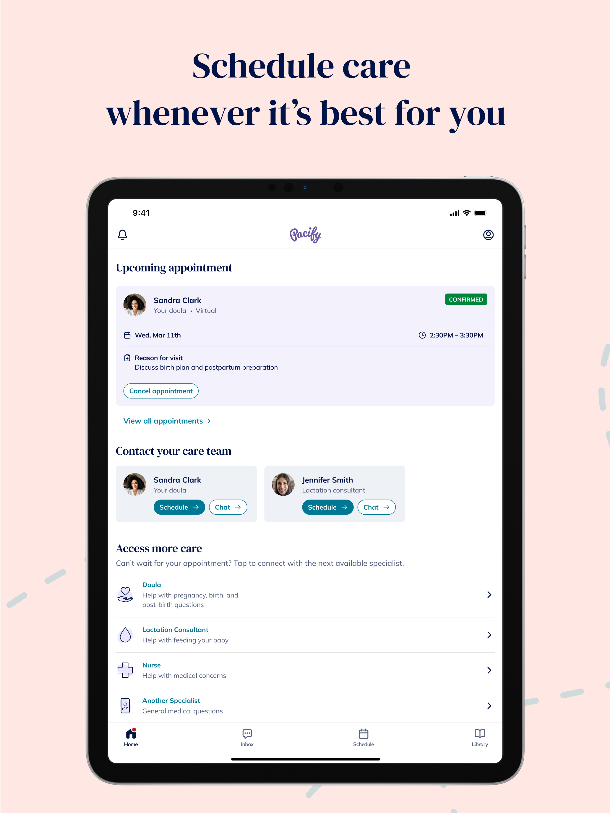 Pacify: Doula & Lactation Care