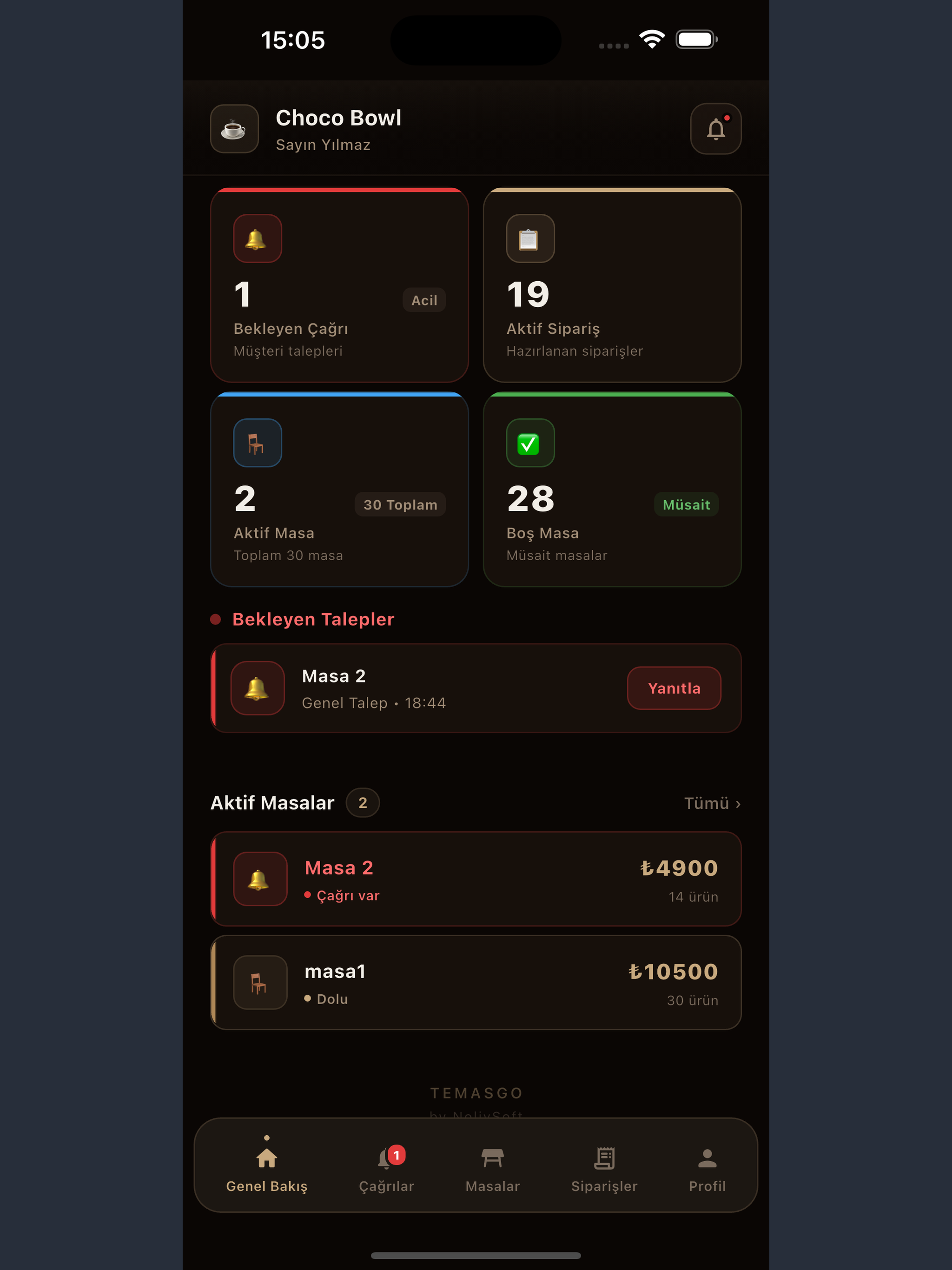 TemasGo Menu - Adisyon screenshot 6