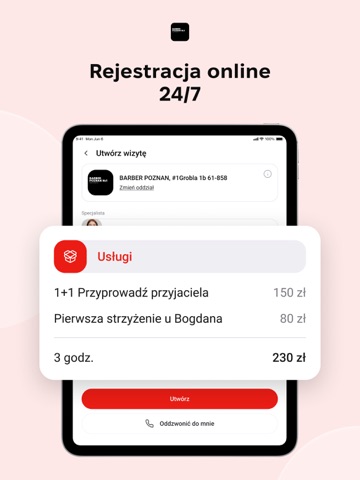 BARBER POZNAN #1 iPad screenshot