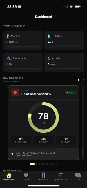Optimal Health - Lyv screenshot 3