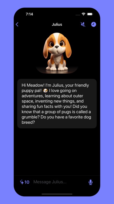 Screenshot #2 pour AI Pets: Super smart chat pals