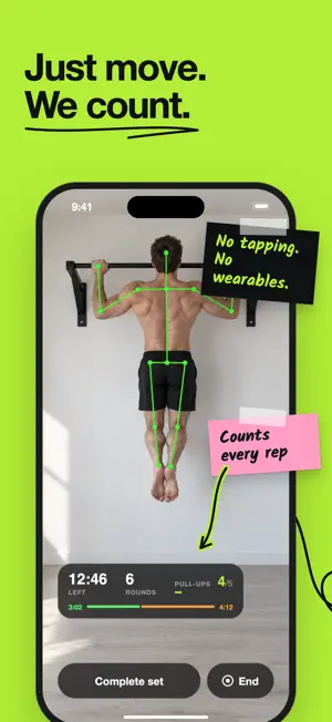 Home Workout Tracker: RepCap screenshot 1