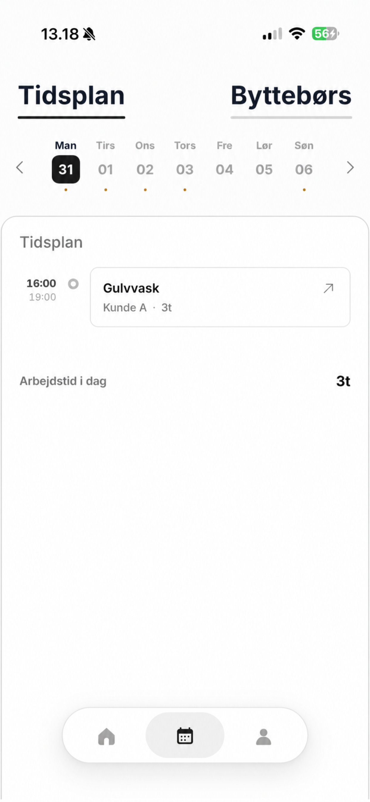 KlokIn screenshot 2