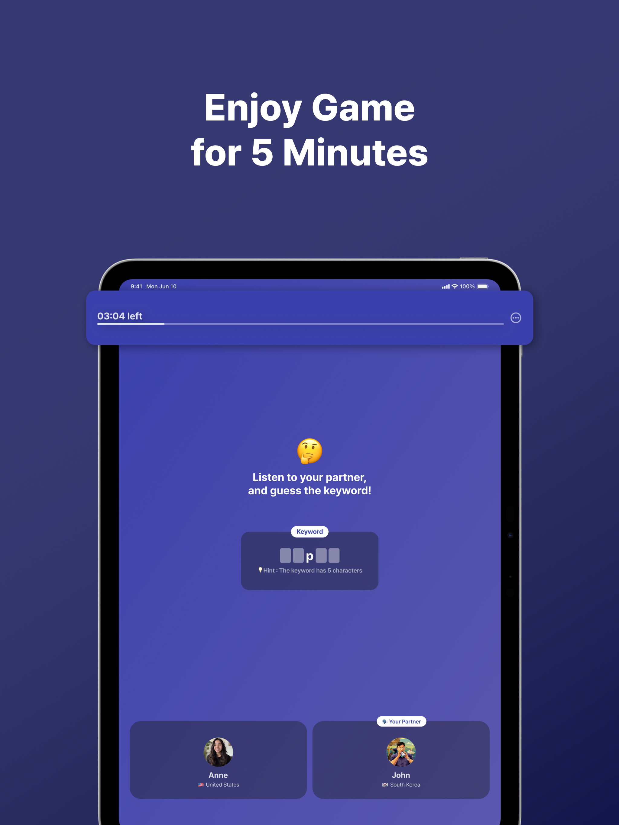 TakeFive - 5min English chat