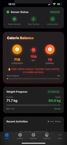 Fitreck Pro iPhone screenshot