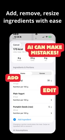 Snap: AI Calorie Tracker screenshot