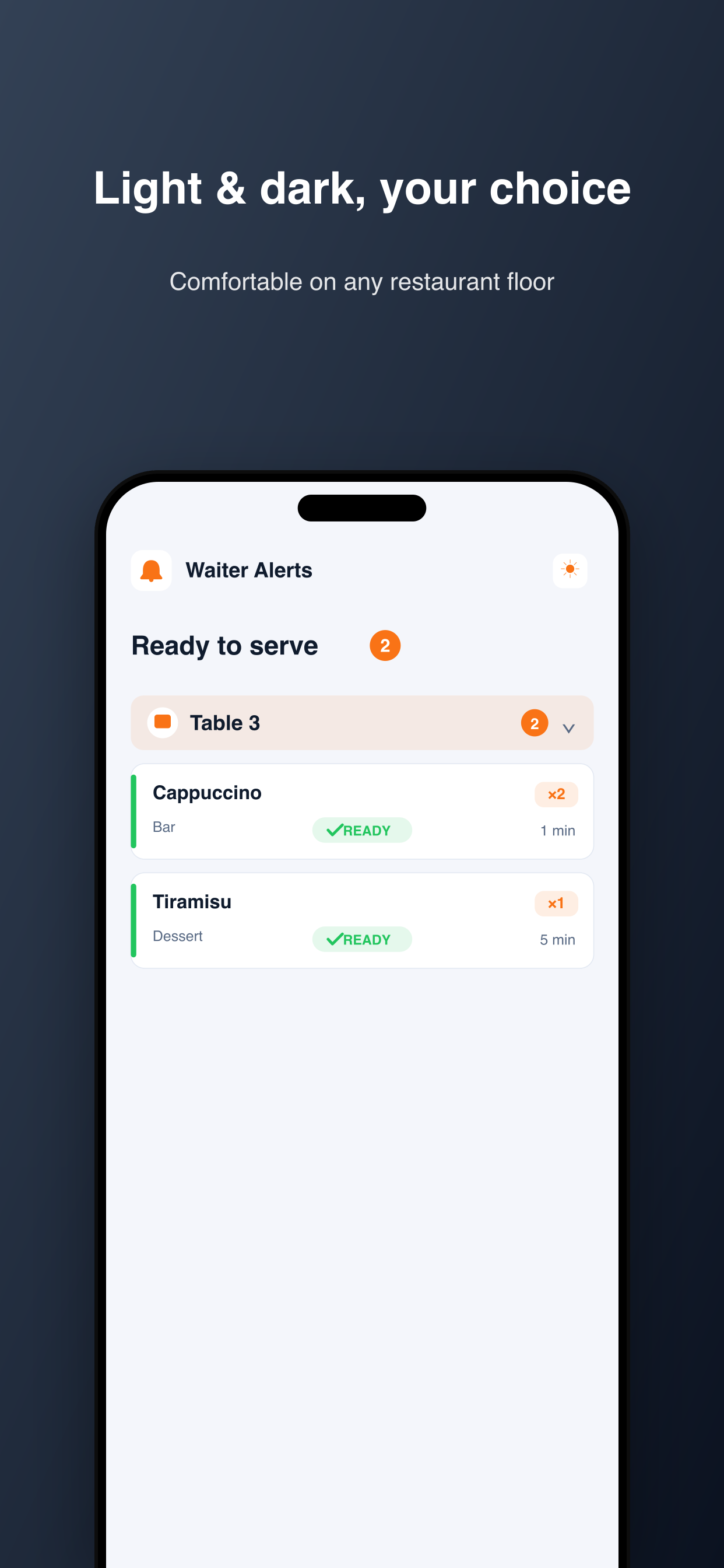 Waiter Alerts screenshot 4