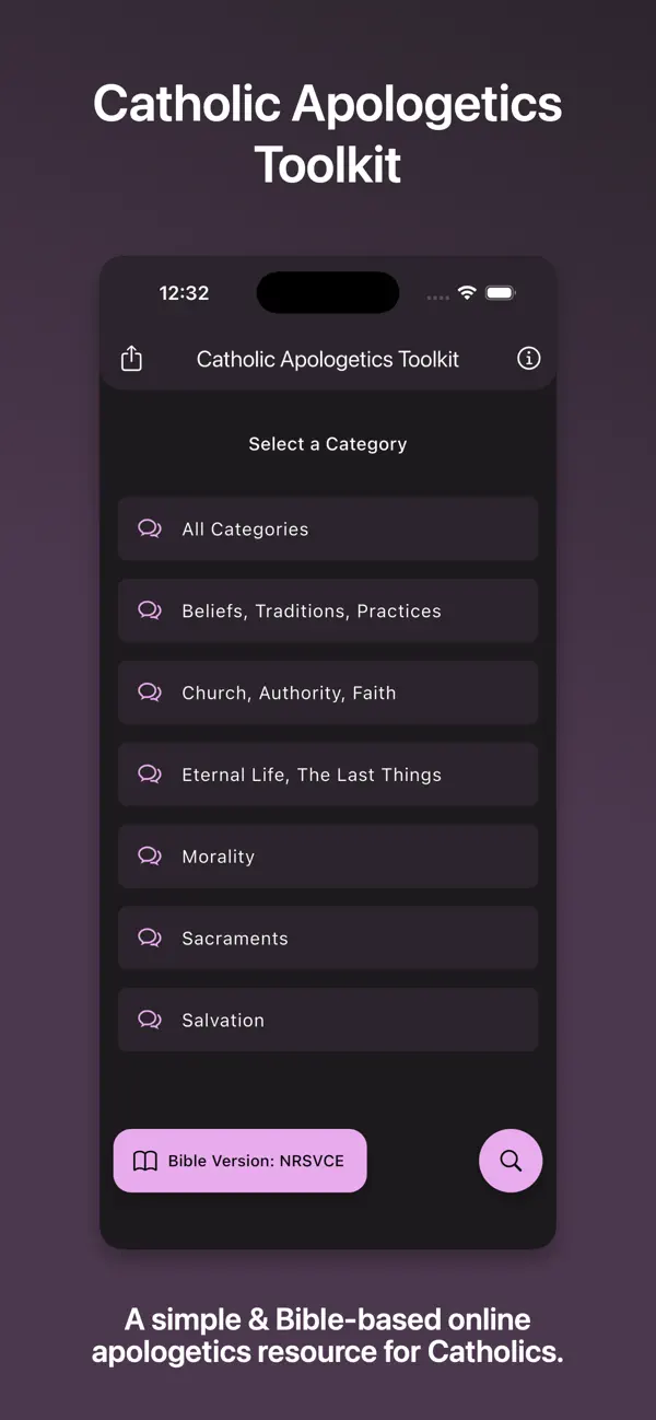 Screenshot #1 pour Catholic Apologetics Toolkit