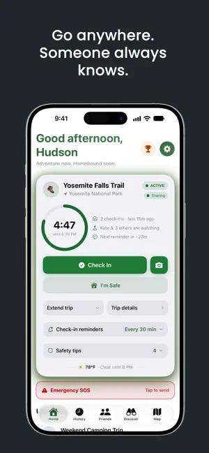 Homebound Check-In screenshot 1