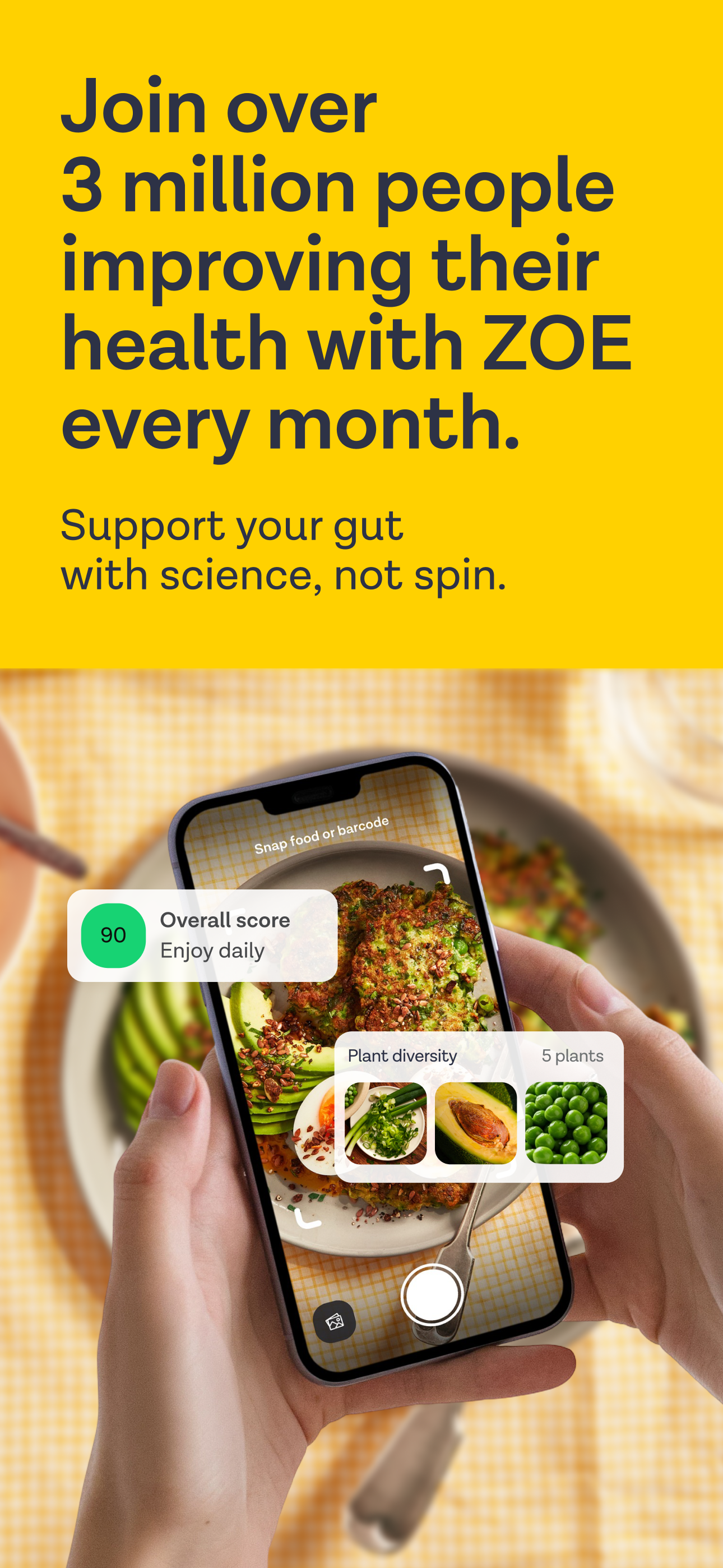 ZOE Health: AI Meal Tracker