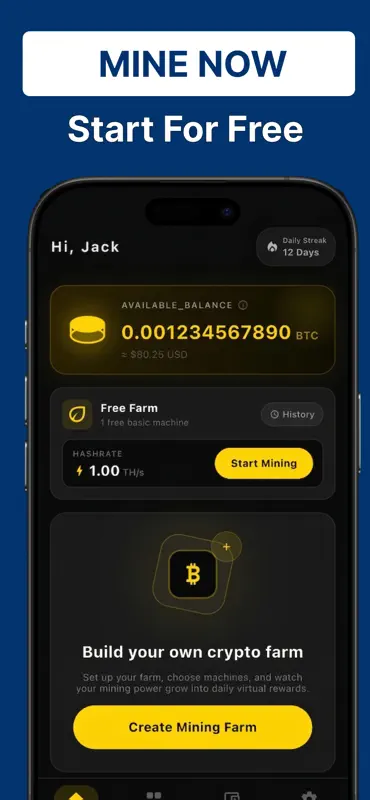 Veltrix: BTC Cloud Miner screenshot 1 of 4