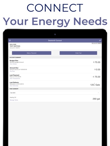 Mulgrew Oil & Propane iPad screenshot